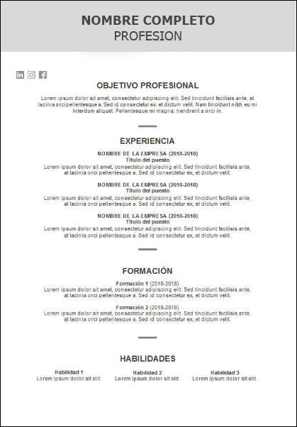 plantilla currículum inspector de edificios